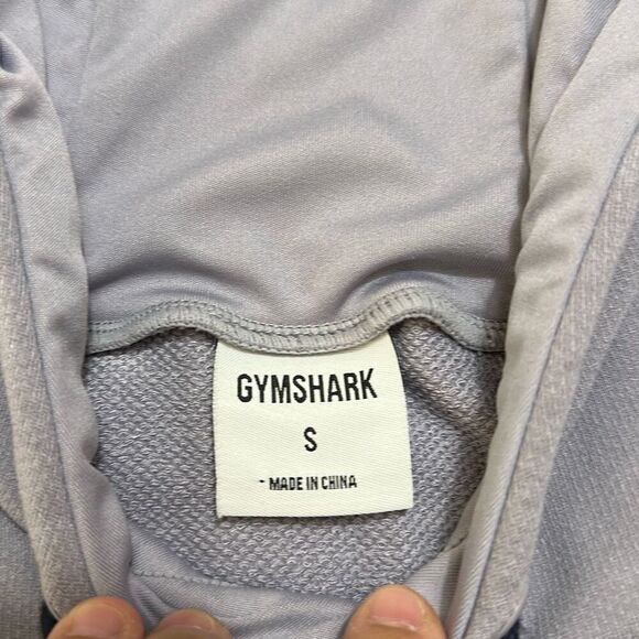 GymShark Cropped Hoodie Lilac Women’s Size Small - Picture 3 of 9